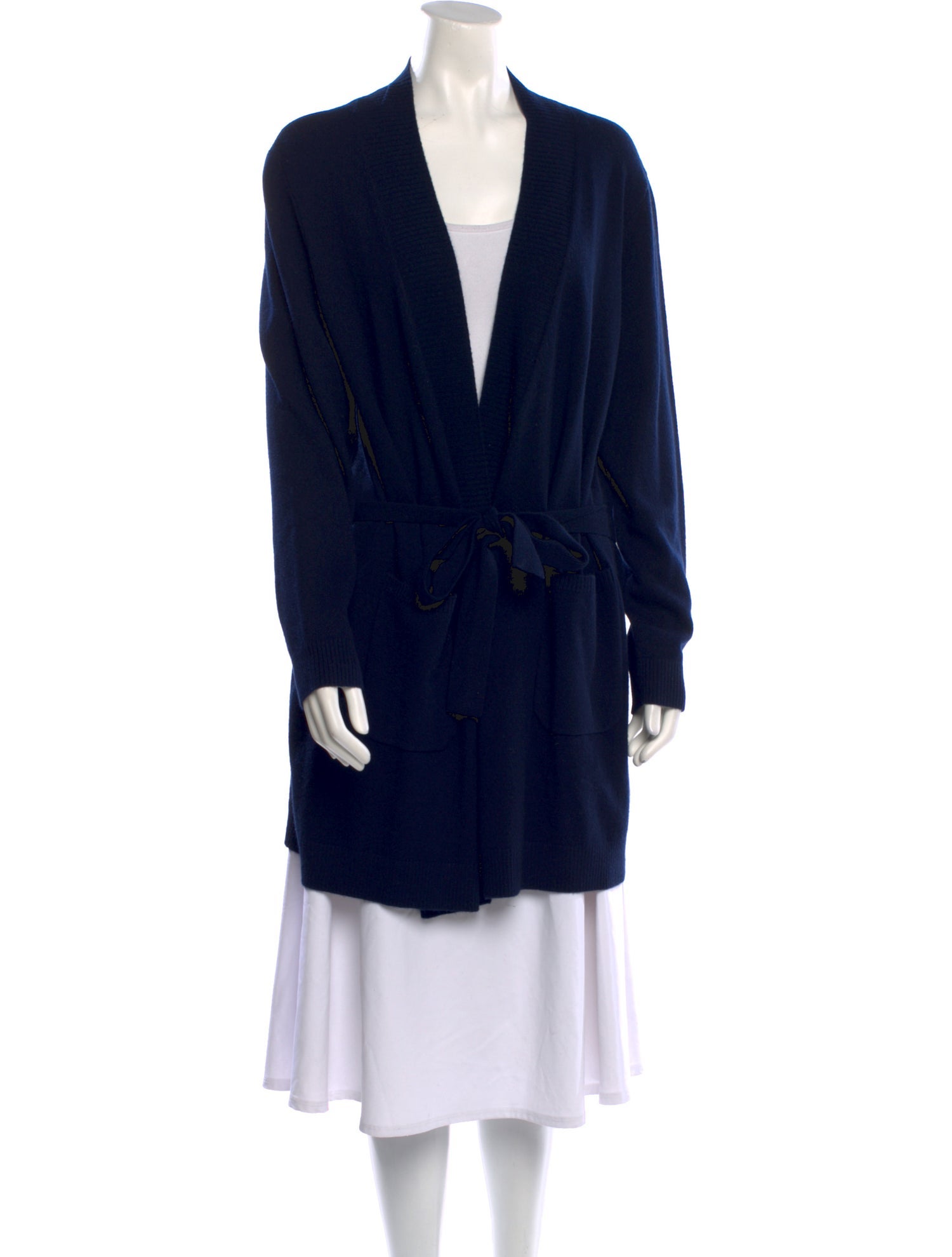 MAISON DE PAPILLON Cashmere Plunge Neckline Sweater w/ Tags