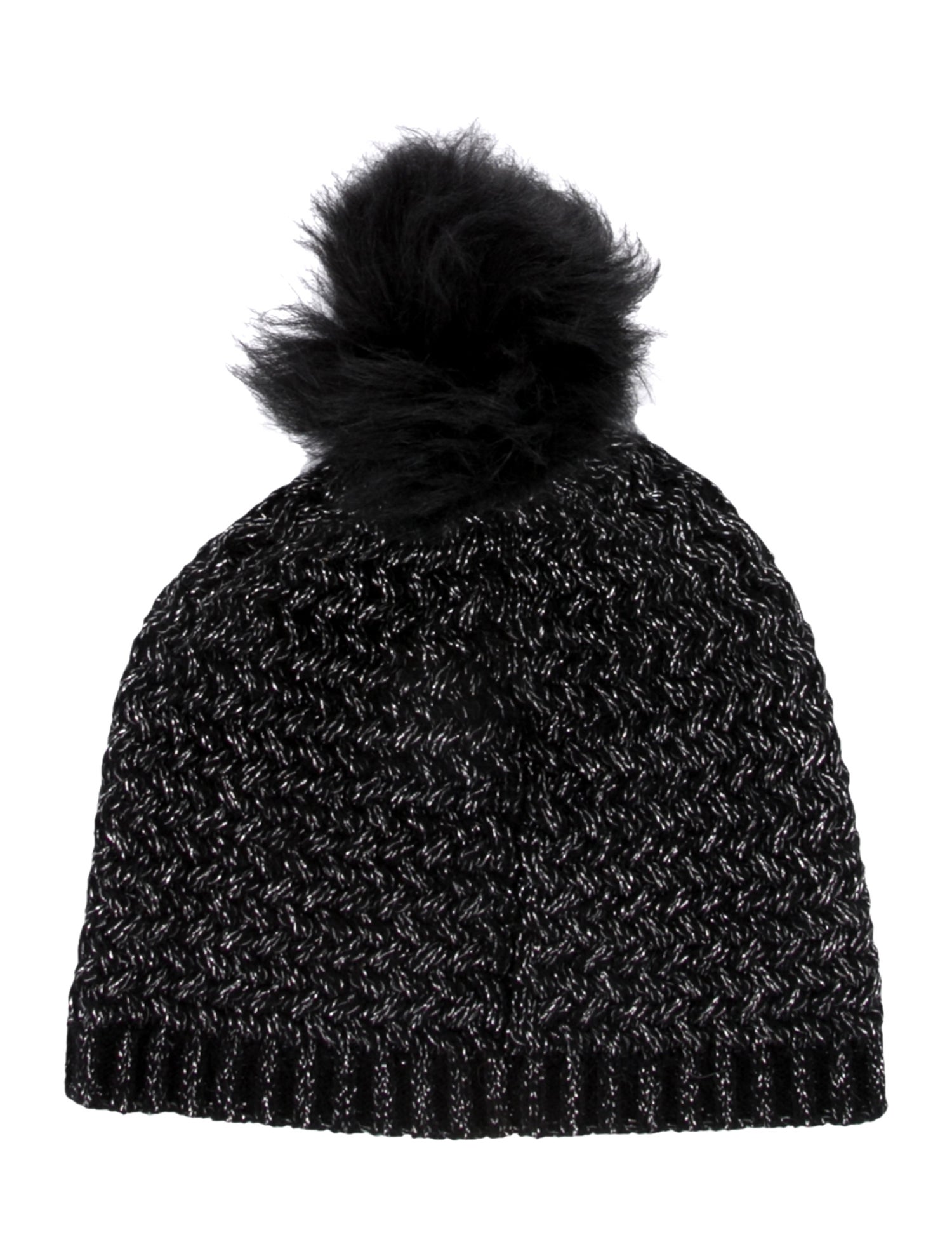 Sofia Cashmere Sparkle Pom accent Cashmere beanie w/ Tags