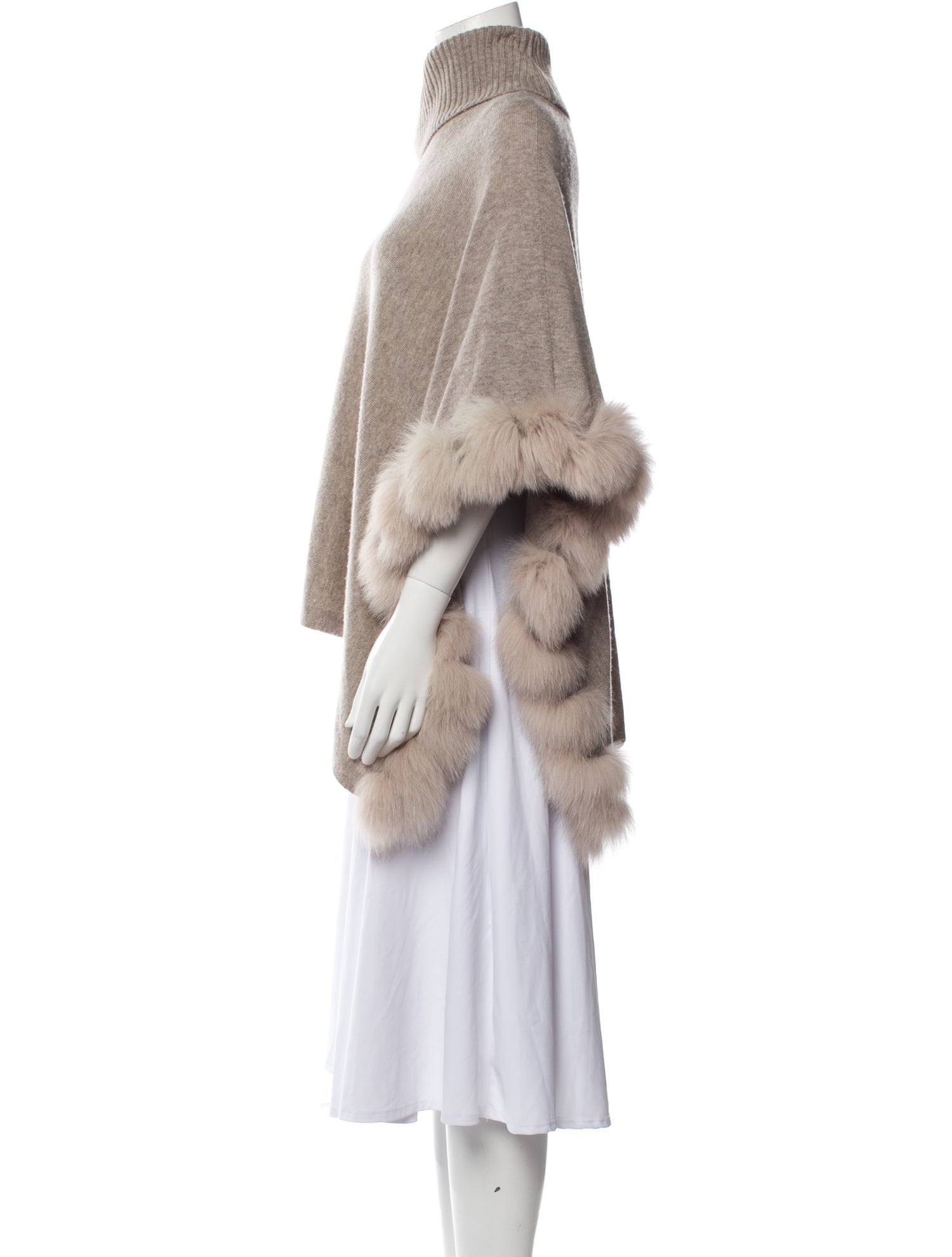 Sofia Cashmere Wool Poncho