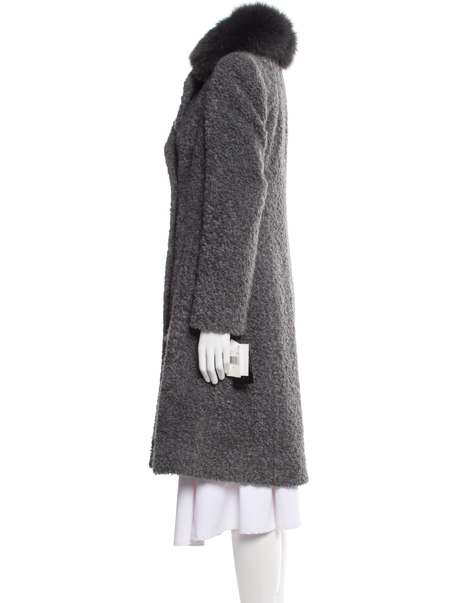 Sofia Cashmere Faux Fur Coat