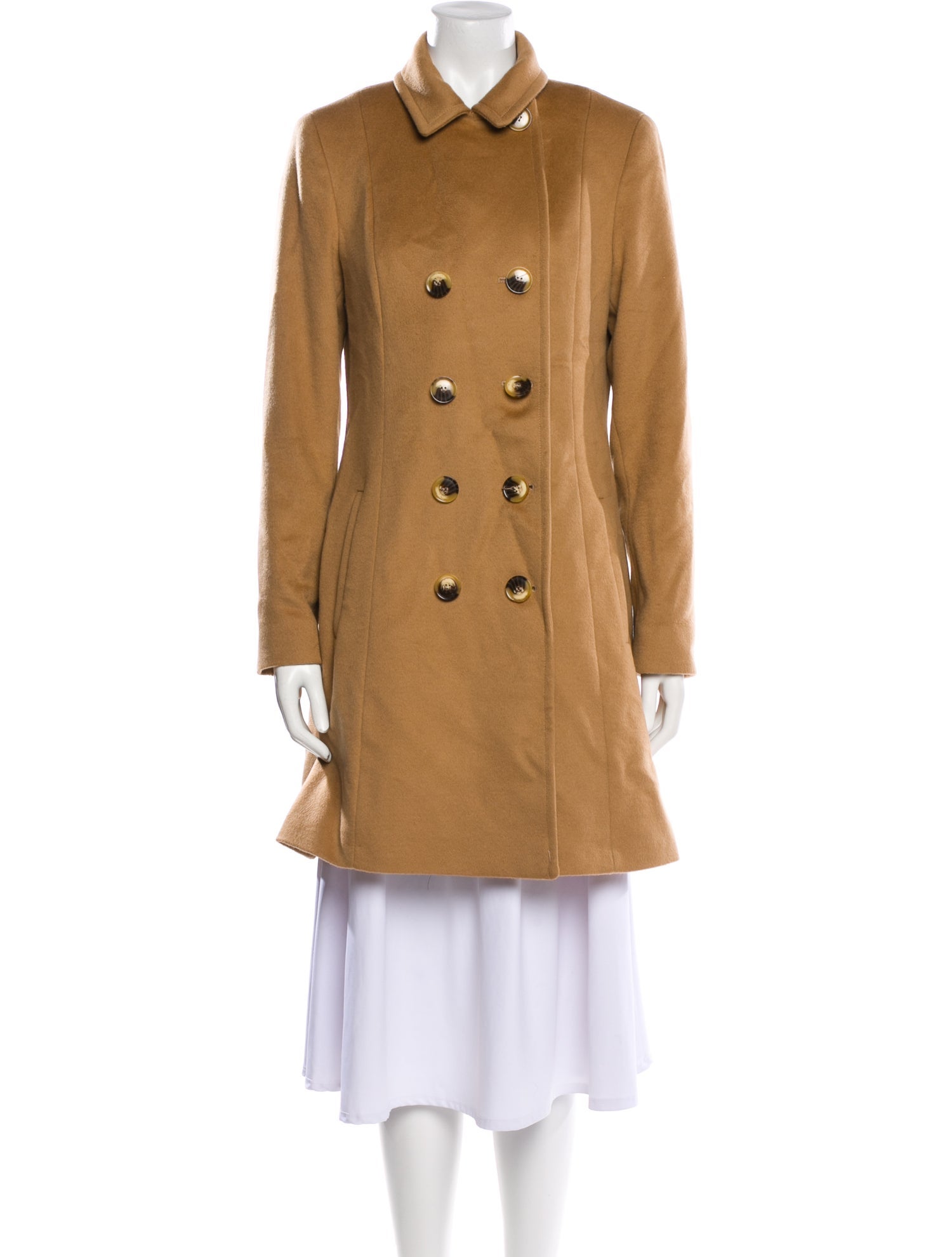 Sofia Cashmere Wool Trench Coat