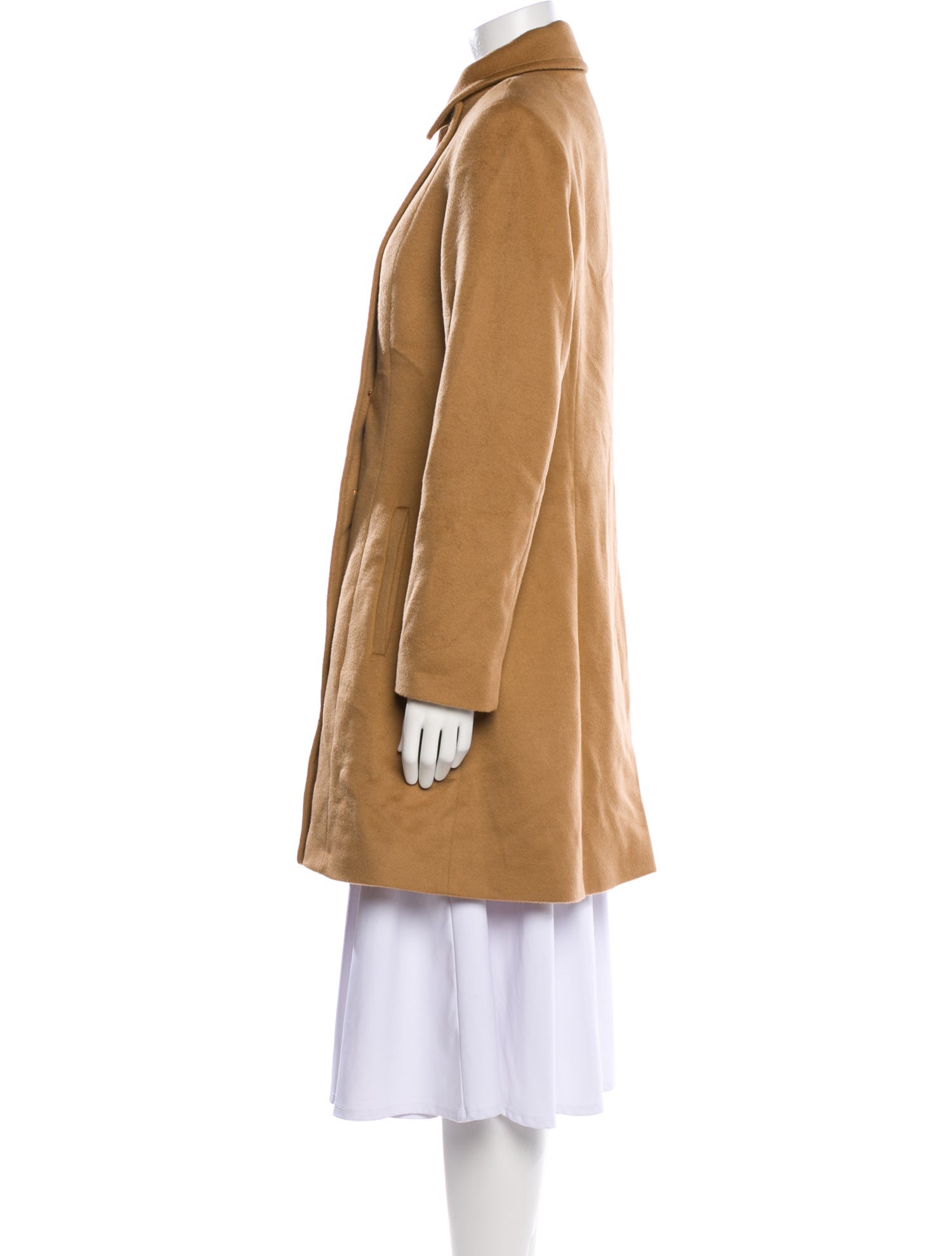 Sofia Cashmere Wool Trench Coat