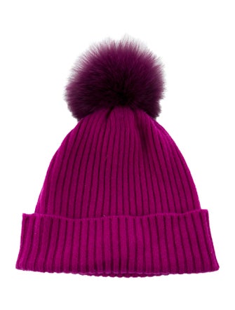 Sofia Cashmere knitted beanie