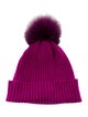 Sofia Cashmere knitted beanie