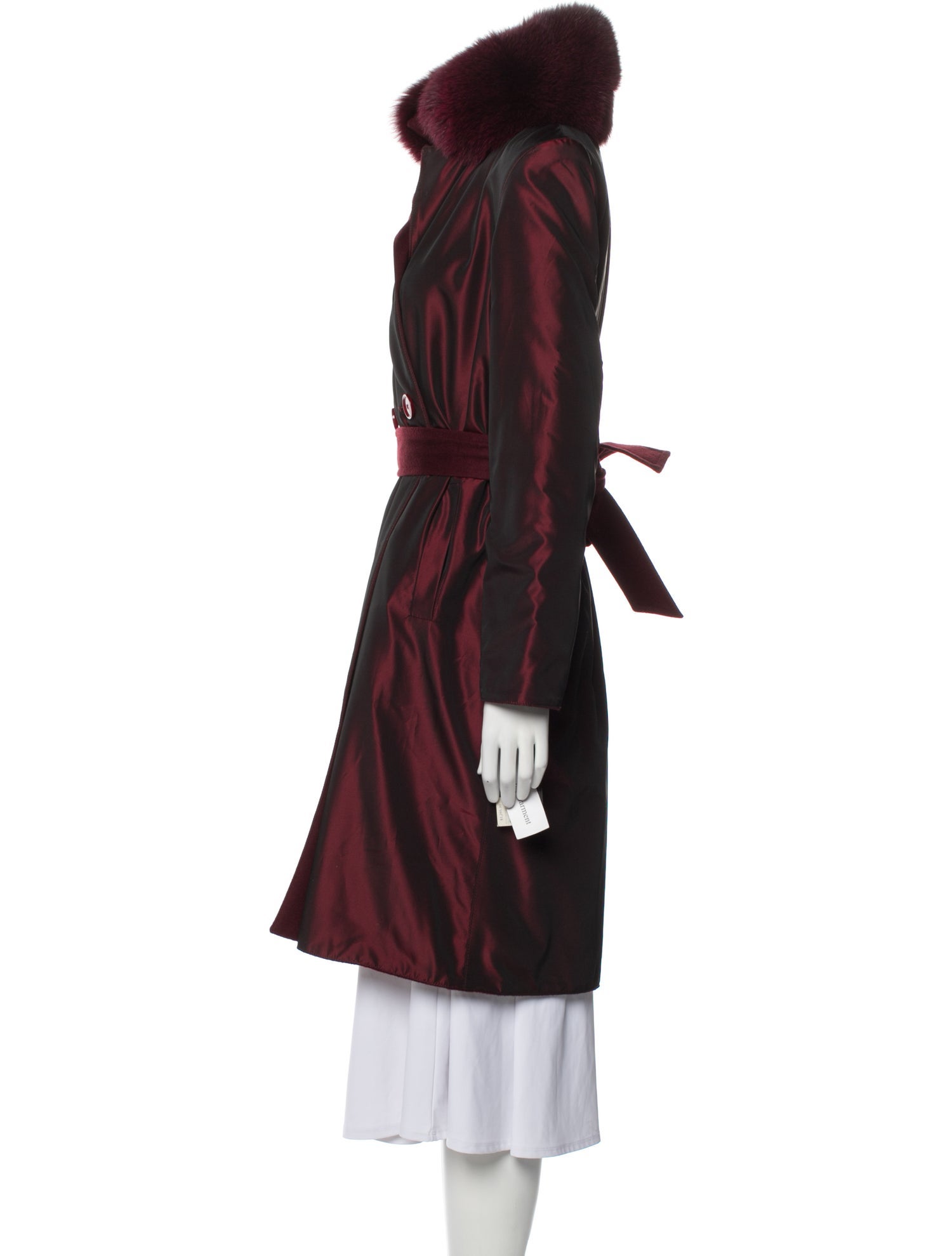 Sofia Cashmere Fur Coat w/ Tags