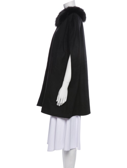 Sofia Cashmere Wool Fur Coat