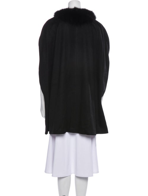 Sofia Cashmere Wool Fur Coat