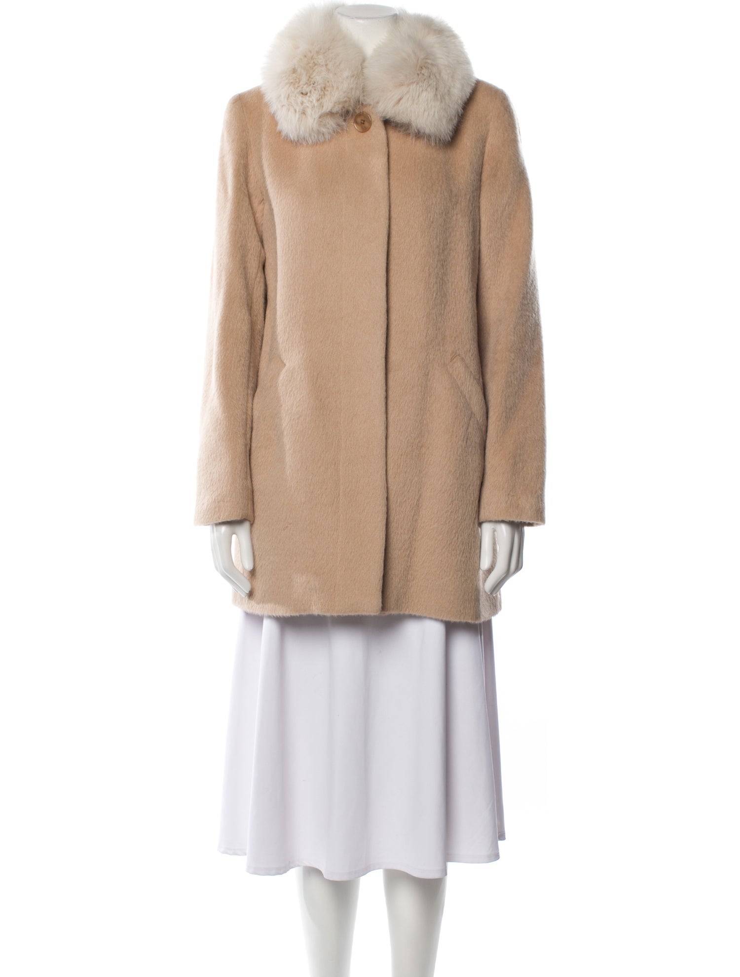 Sofia Cashmere Alpaca Fur Coat