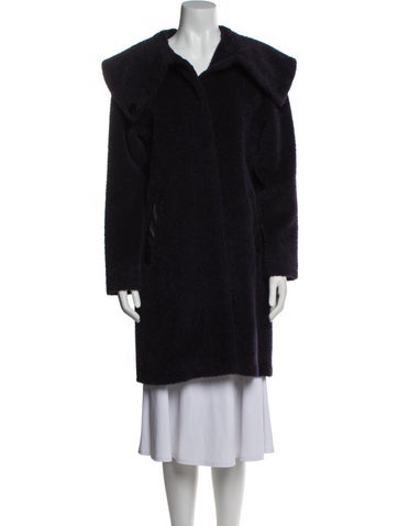 Sofia Cashmere Coats Wool Faux Fur Coat M