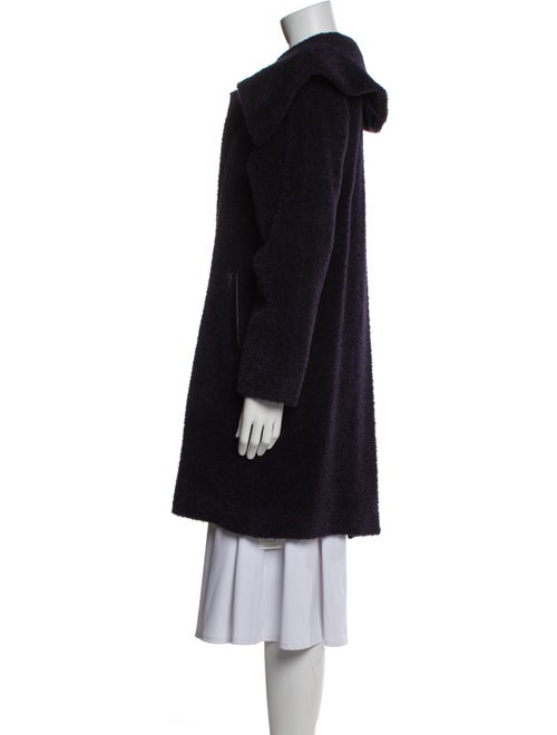 Sofia Cashmere Wool Faux Fur Coat