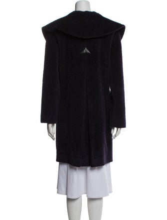 Sofia Cashmere Wool Faux Fur Coat