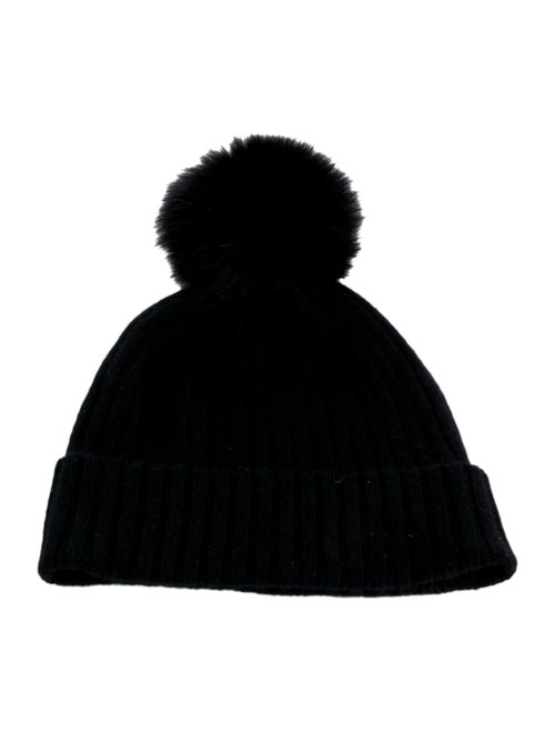 Sofia Cashmere pom pom beanie