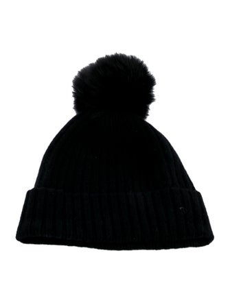 Sofia Cashmere pom pom beanie
