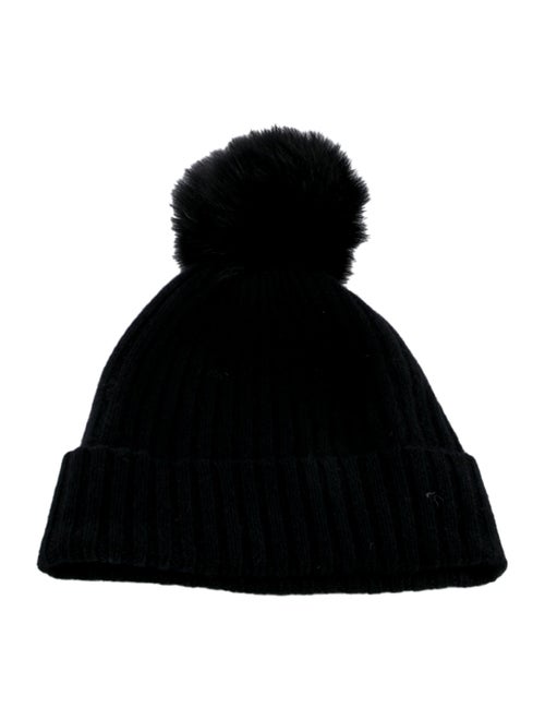 Sofia Cashmere pom pom beanie