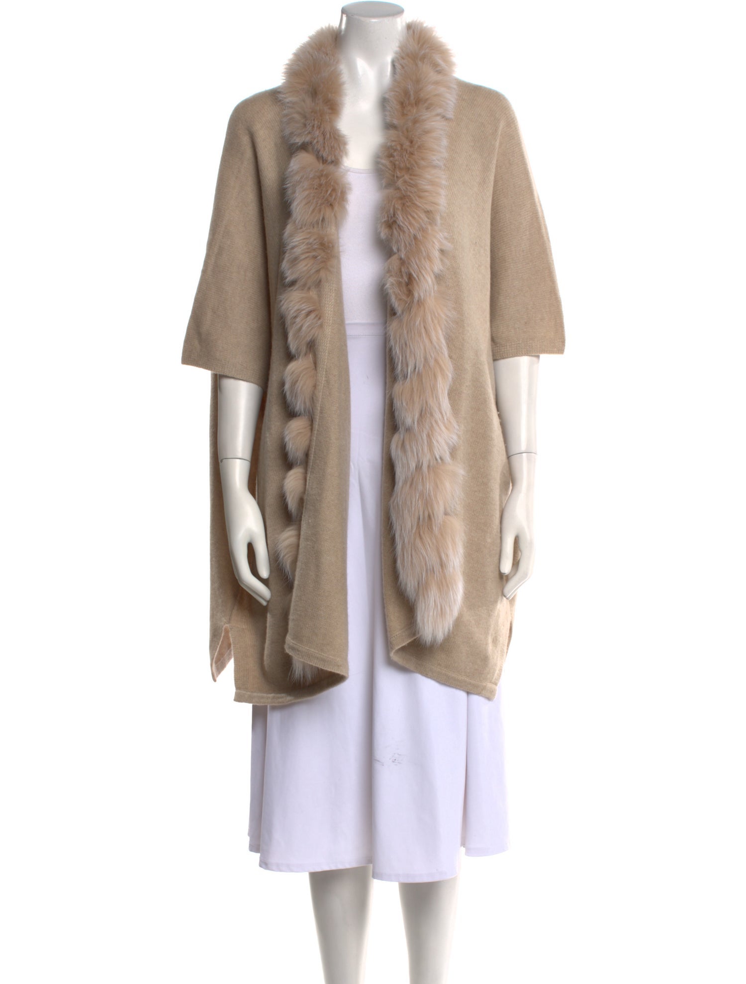 Sofia Cashmere Cashmere Open Front Sweater