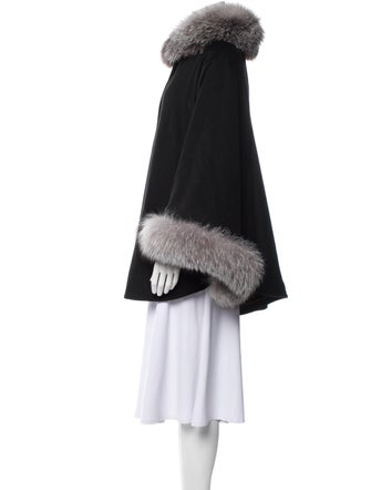 Sofia Cashmere Wool Fur Coat