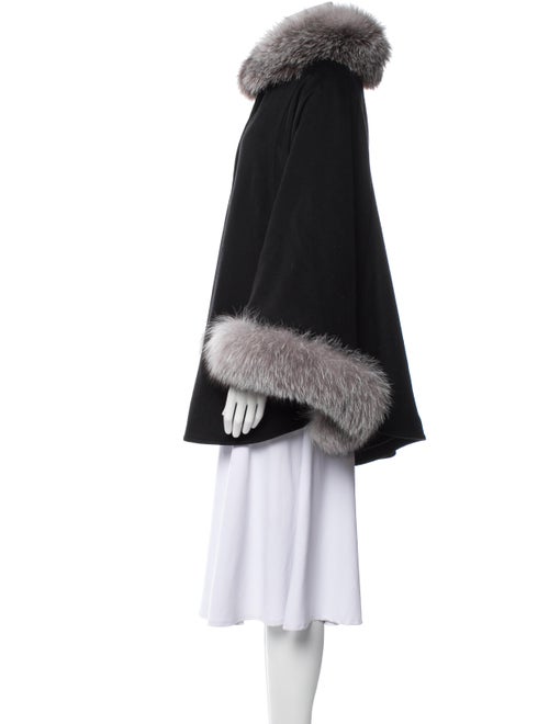 Sofia Cashmere Wool Fur Coat