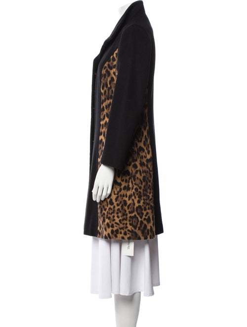 Sofia Cashmere Wool Faux Fur Coat