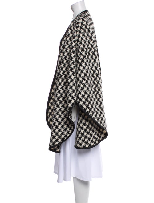 Sofia Cashmere Alpaca Houndstooth Print Shawl