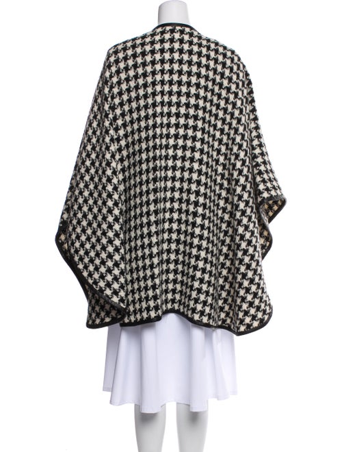 Sofia Cashmere Alpaca Houndstooth Print Shawl