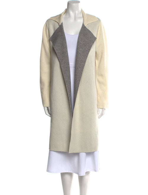 Sofia Cashmere Wool Colorblock Pattern Sweater