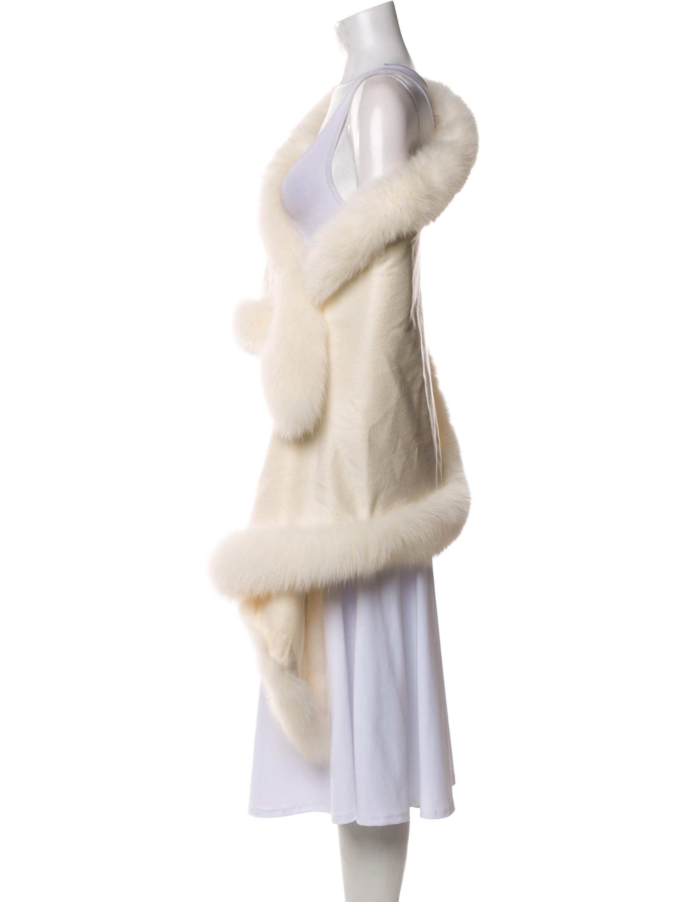 Sofia Cashmere Fox Fur Jacket