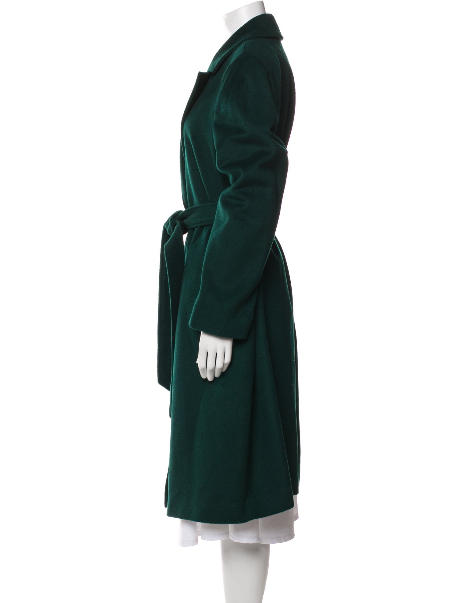 Sofia Cashmere Wool Trench Coat w/ Tags