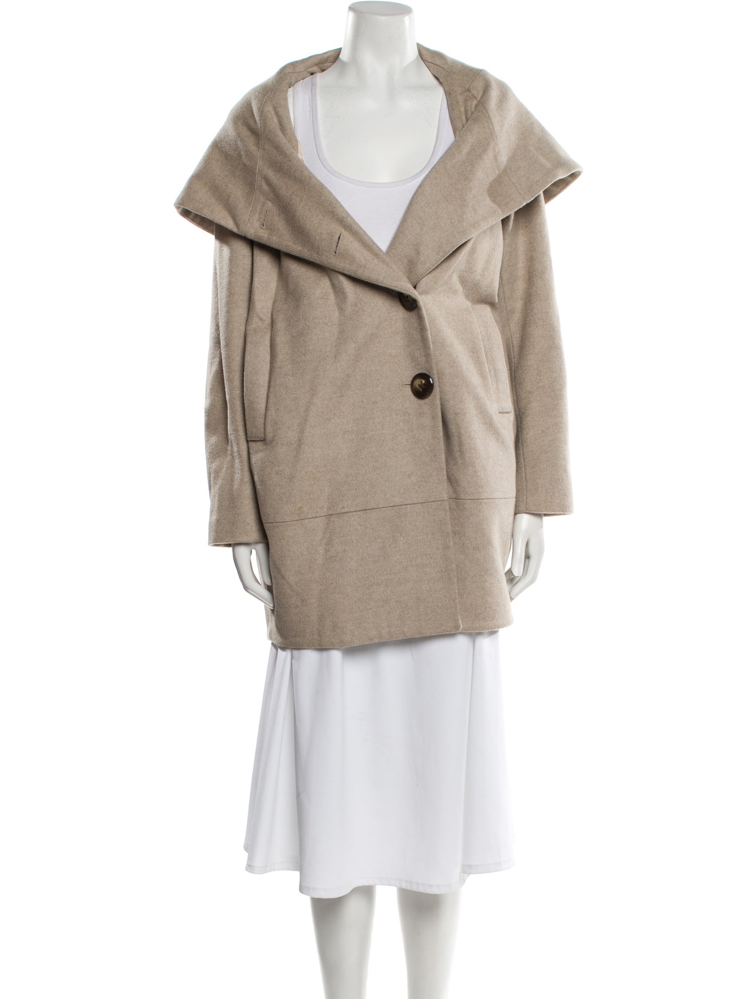 Sofia Cashmere Wool Coat
