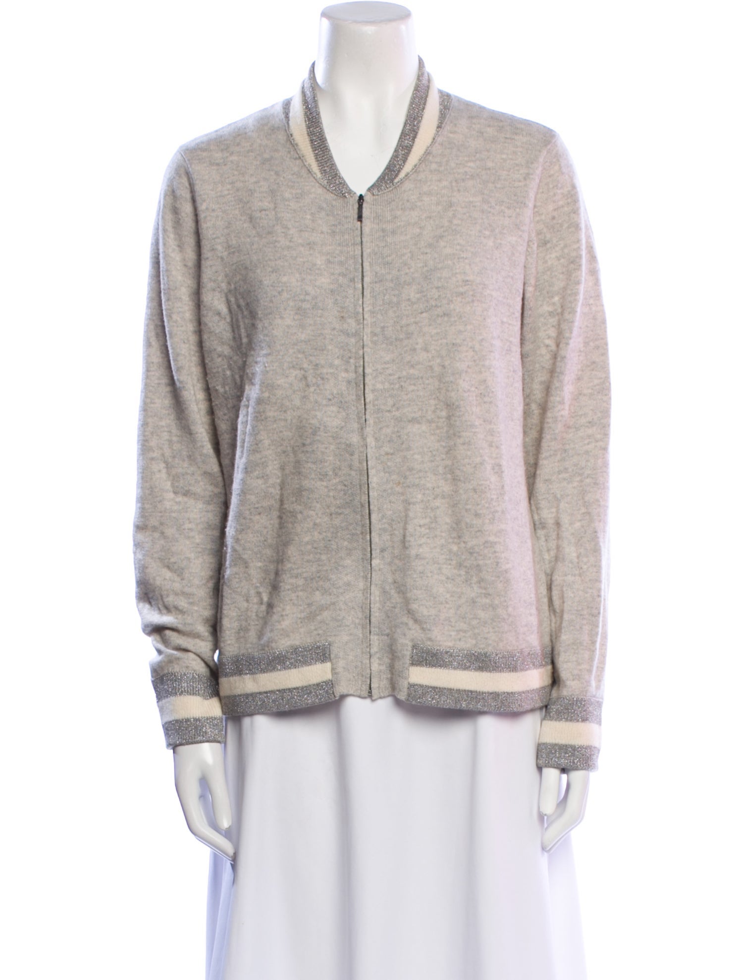 Sofia Cashmere Cashmere Bomber Jacket