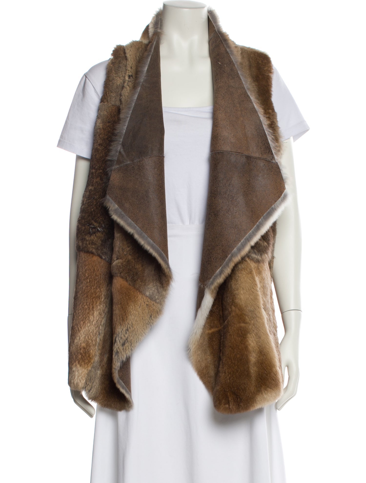 Sofia Cashmere Leather Vest