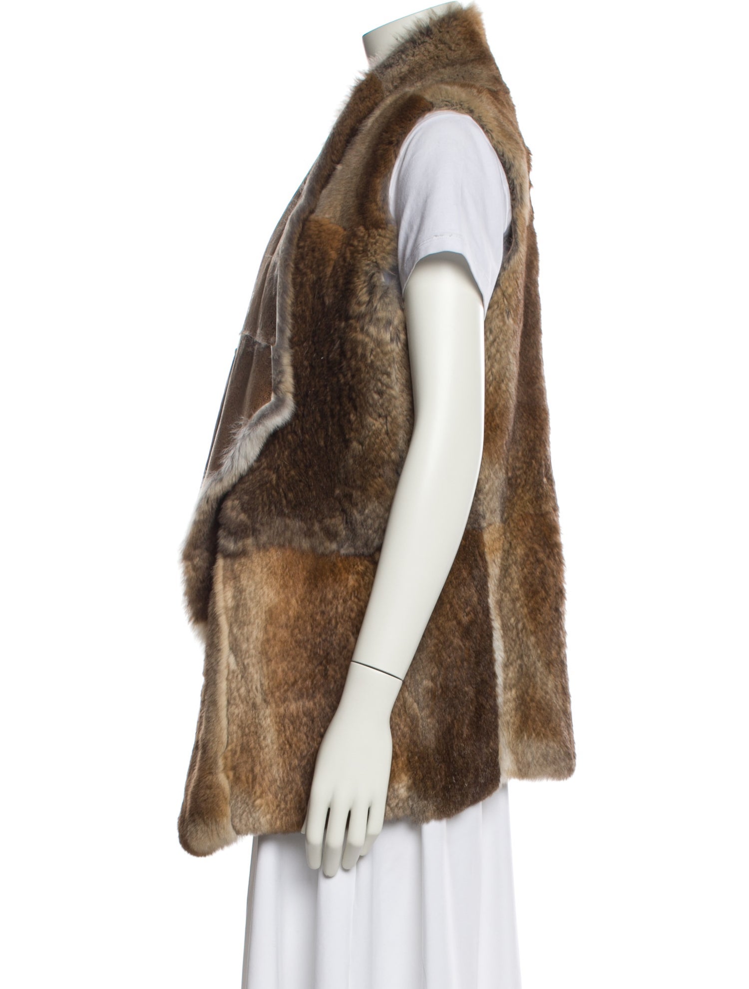 Sofia Cashmere Leather Vest