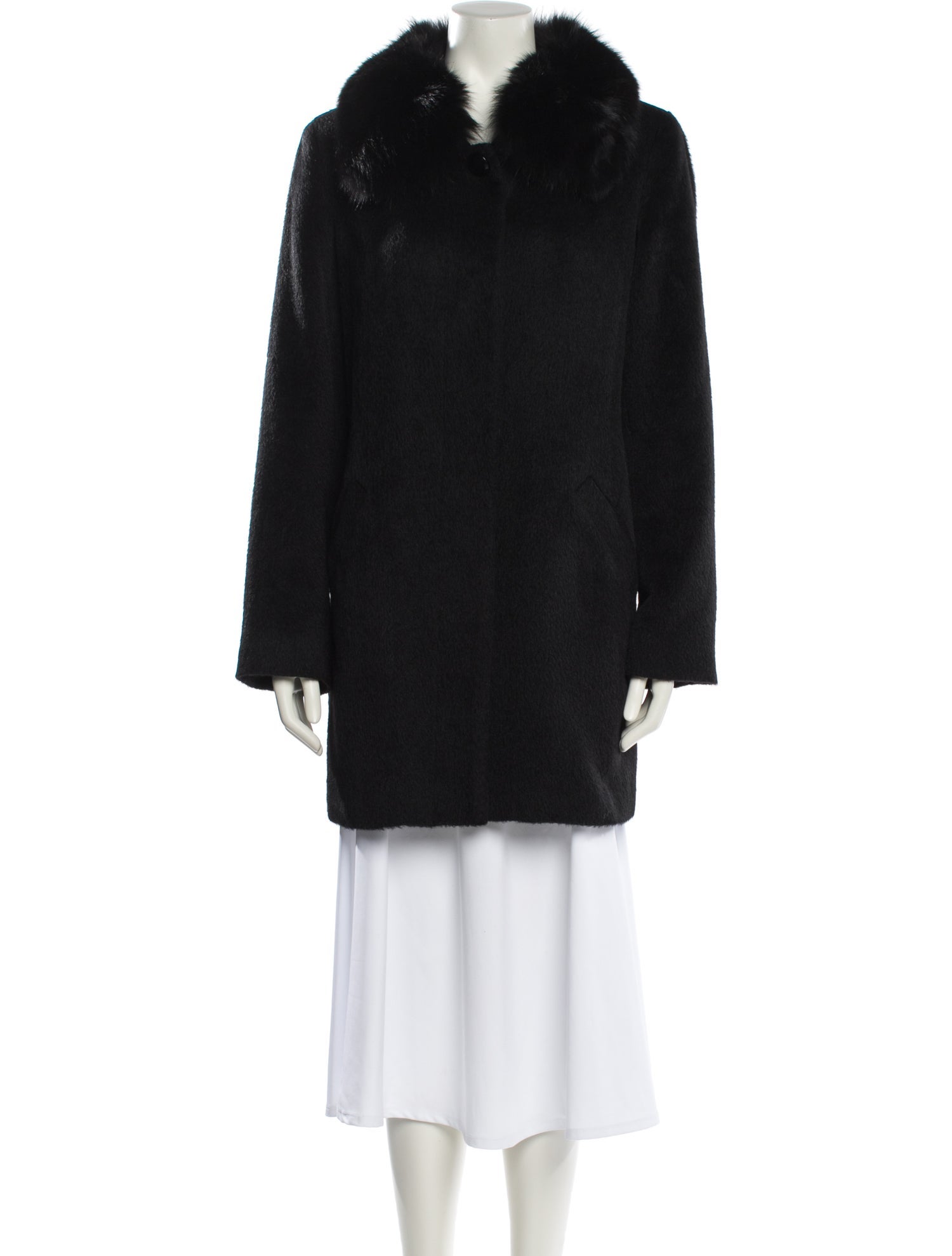 Sofia Cashmere Alpaca Faux Fur Jacket