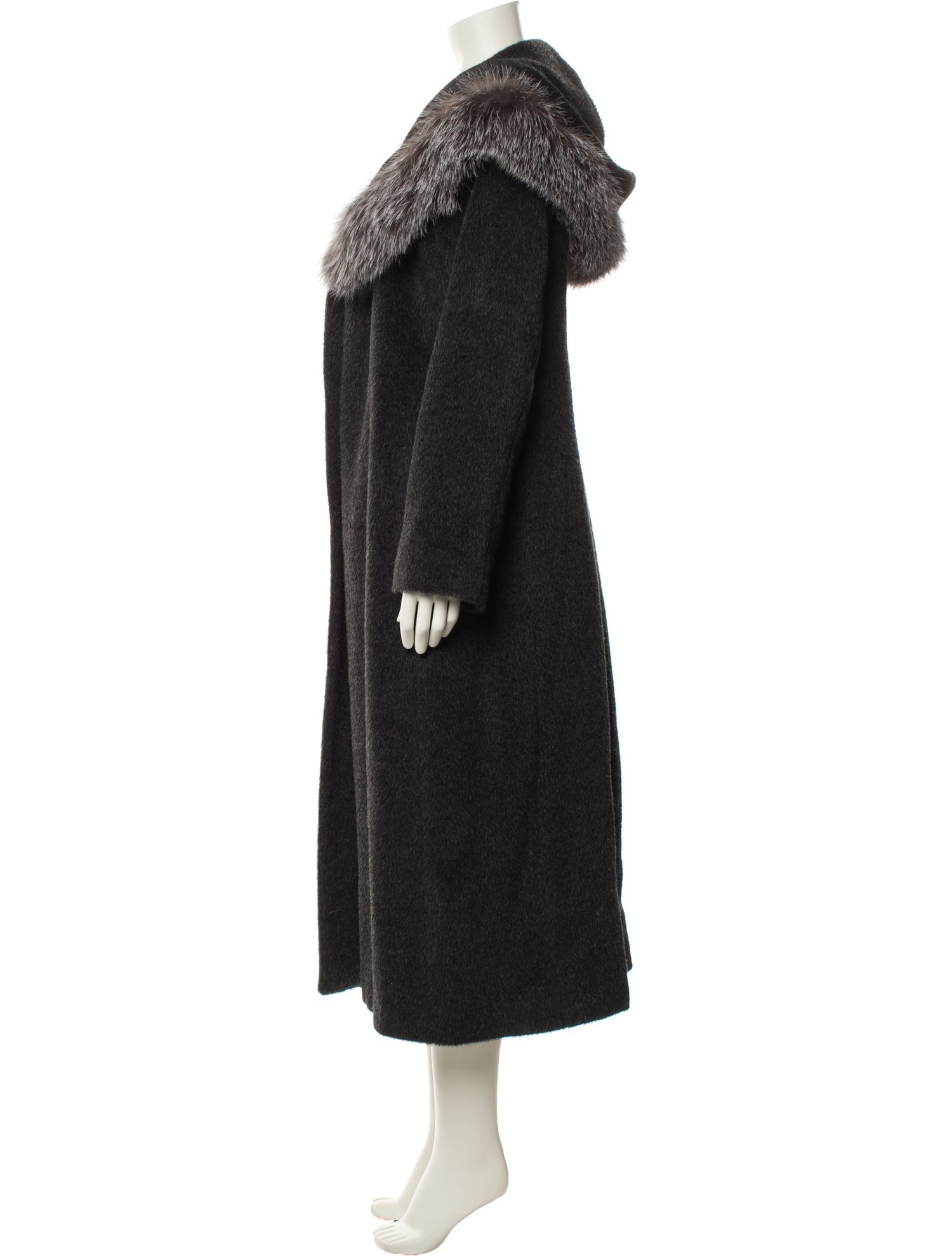 Sofia Cashmere Alpaca Fur Coat