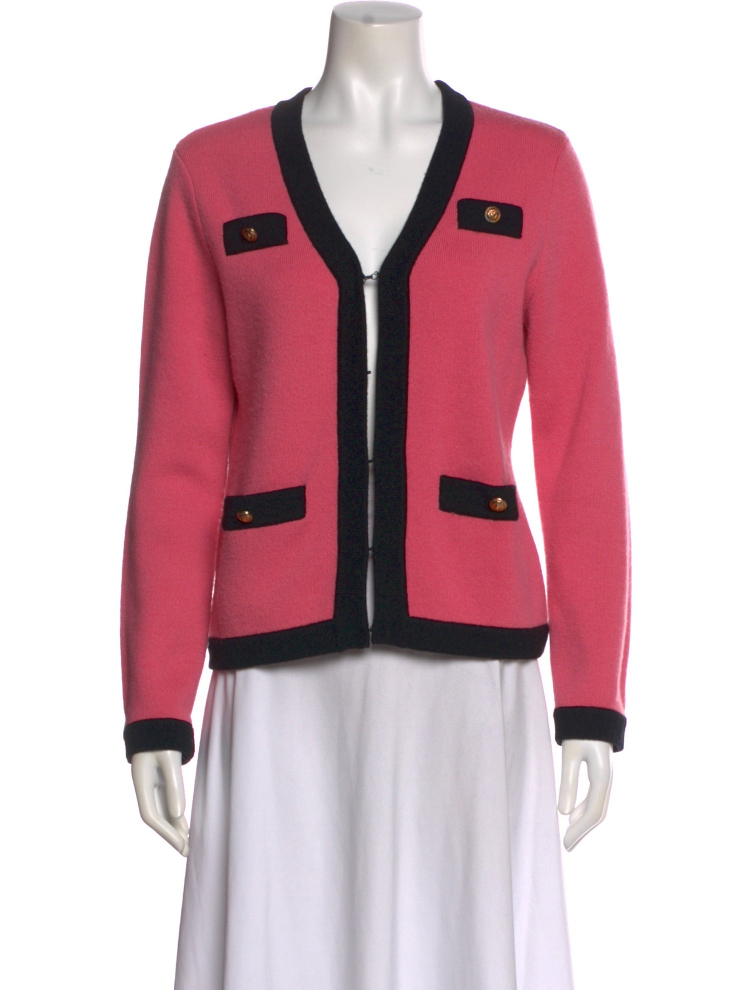 Sofia Cashmere Wool V-Neck Sweater