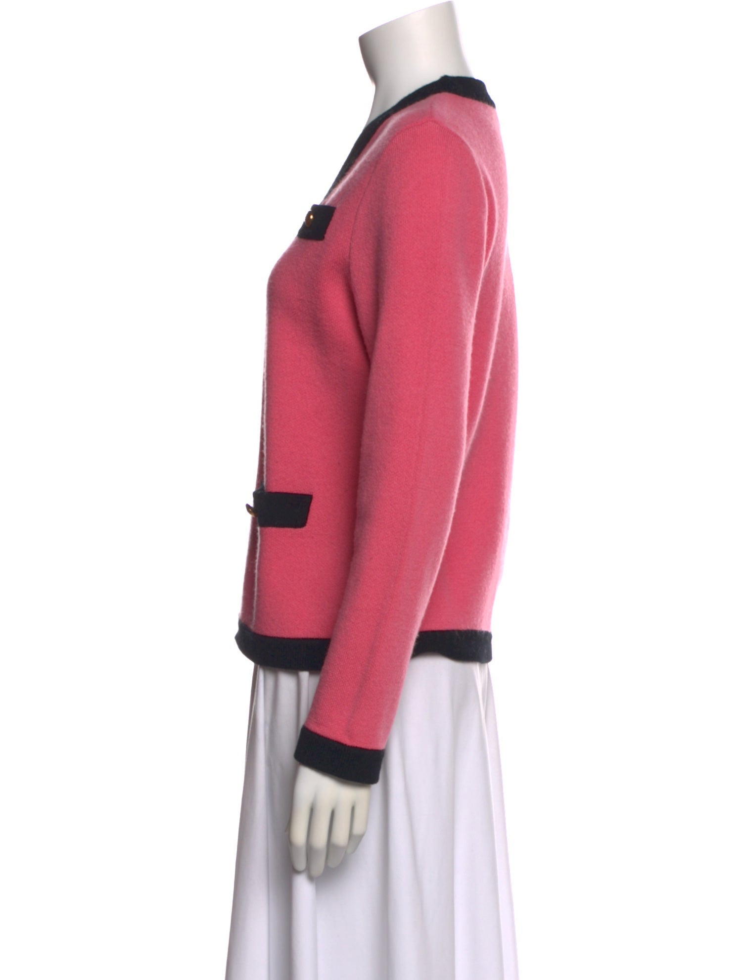 Sofia Cashmere Wool V-Neck Sweater