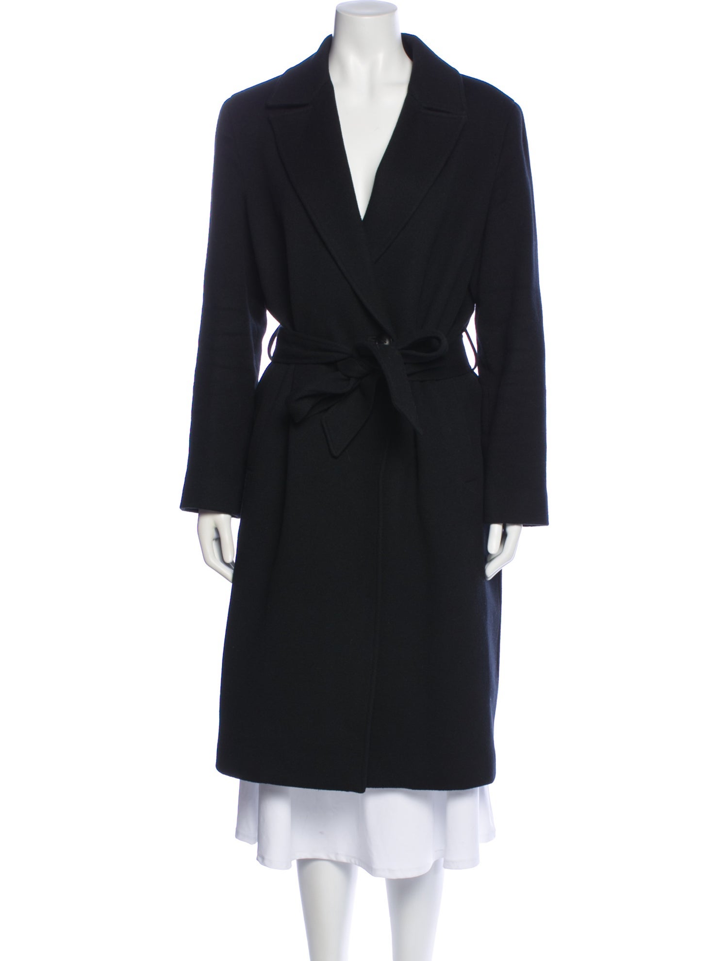 Sofia Cashmere Wool Trench Coat