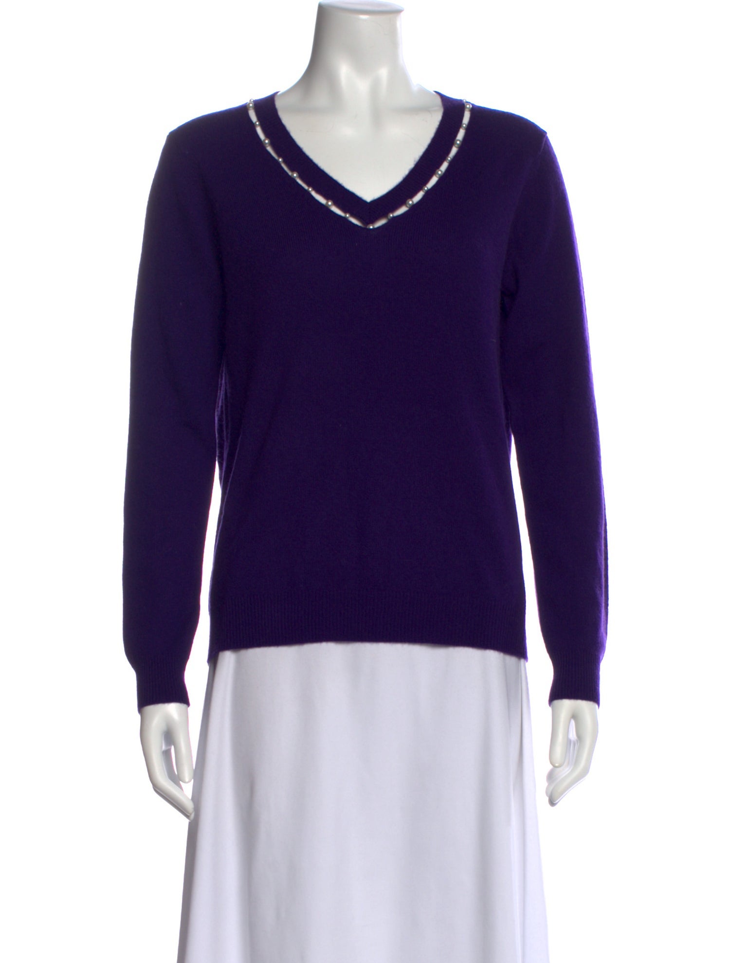 Sofia Cashmere Cashmere V-Neck Sweater