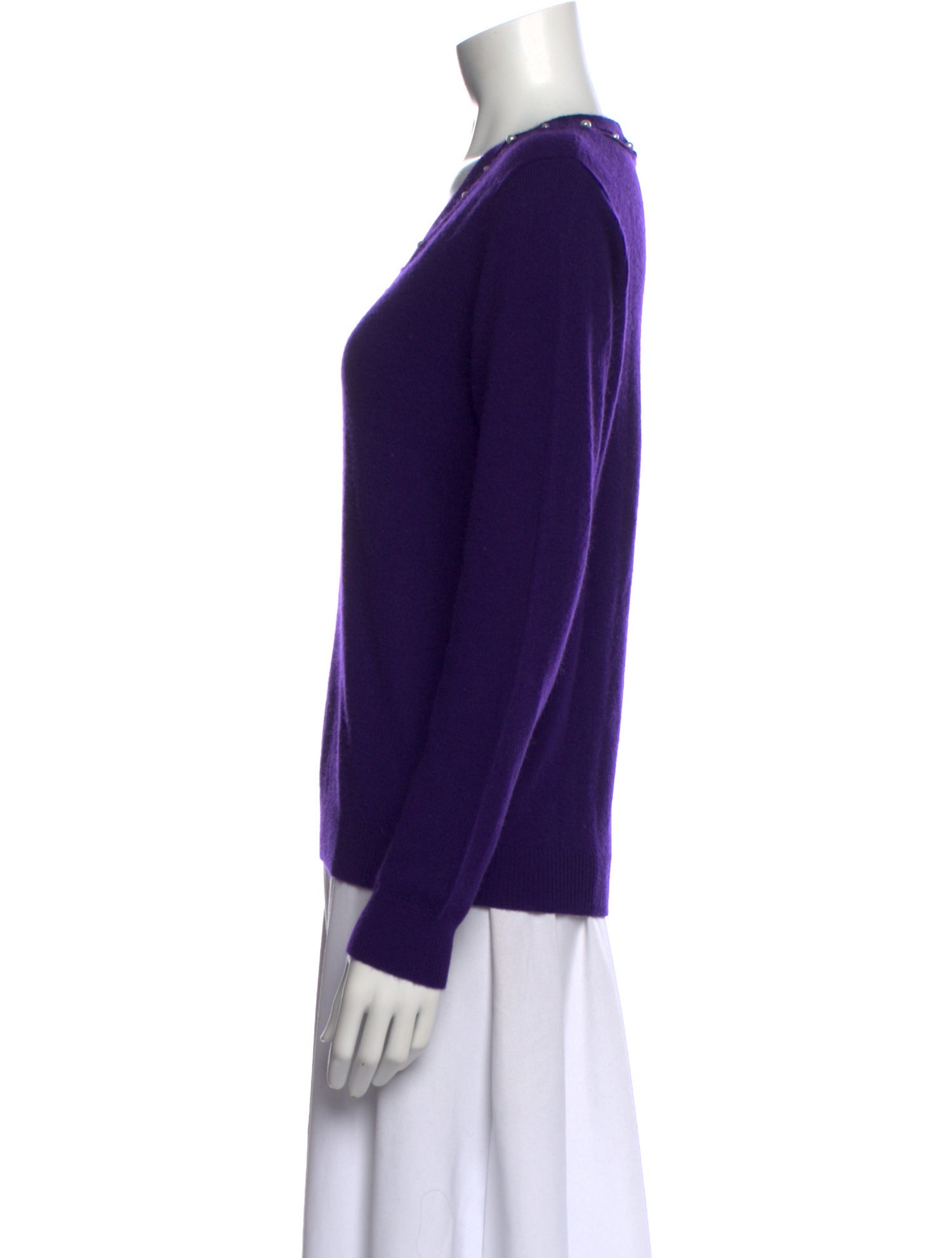 Sofia Cashmere Cashmere V-Neck Sweater