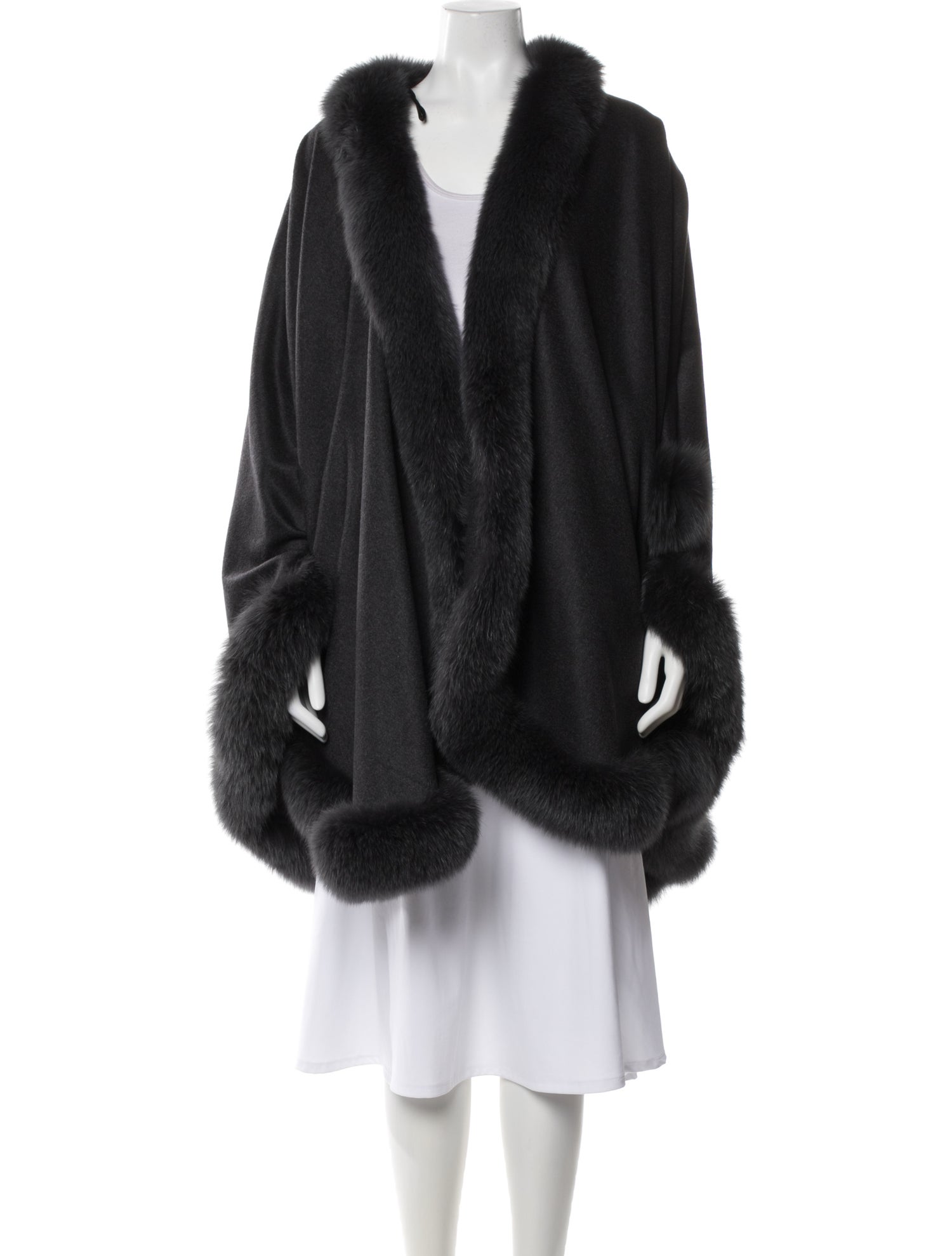 Sofia Cashmere Cashmere Fur Coat