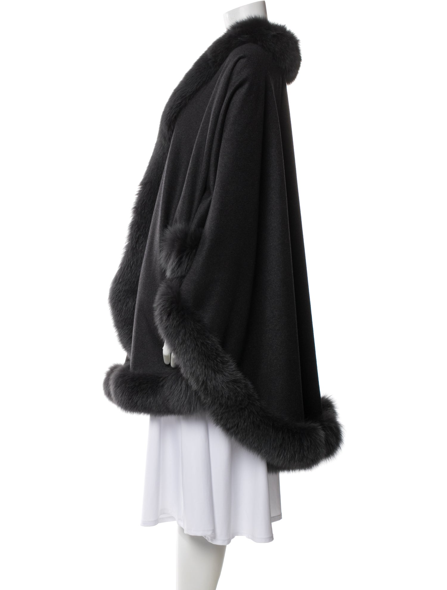 Sofia Cashmere Cashmere Fur Coat