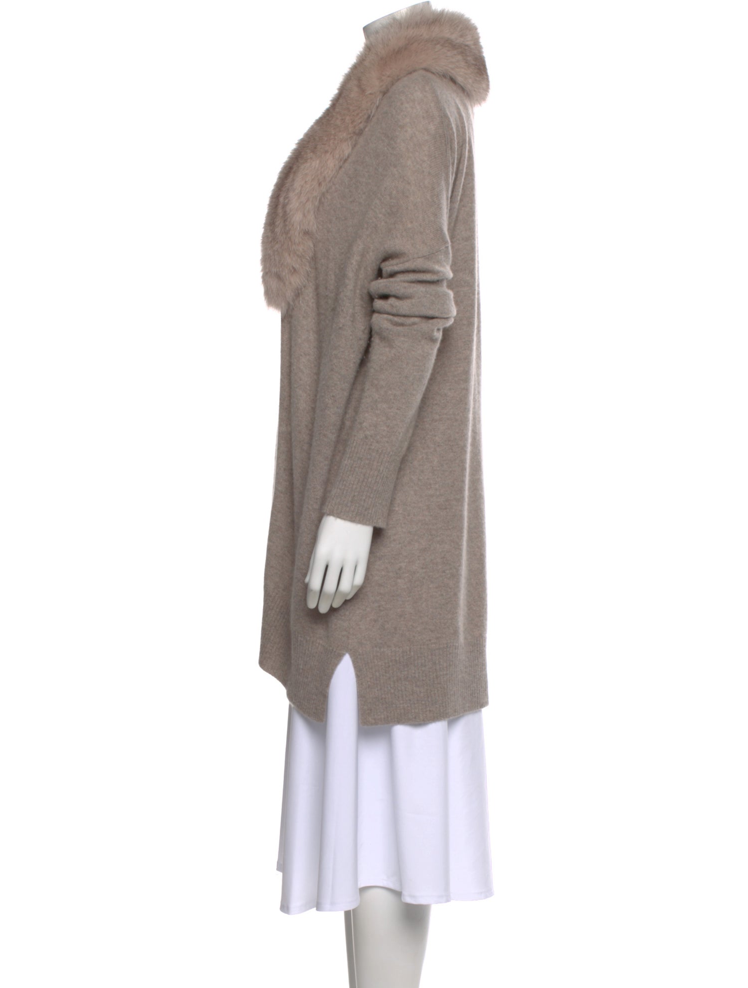 Sofia Cashmere Cashmere Open Front Sweater