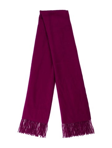 Pre-owned Sofia Cashmere Cashmere Scarf In Purple