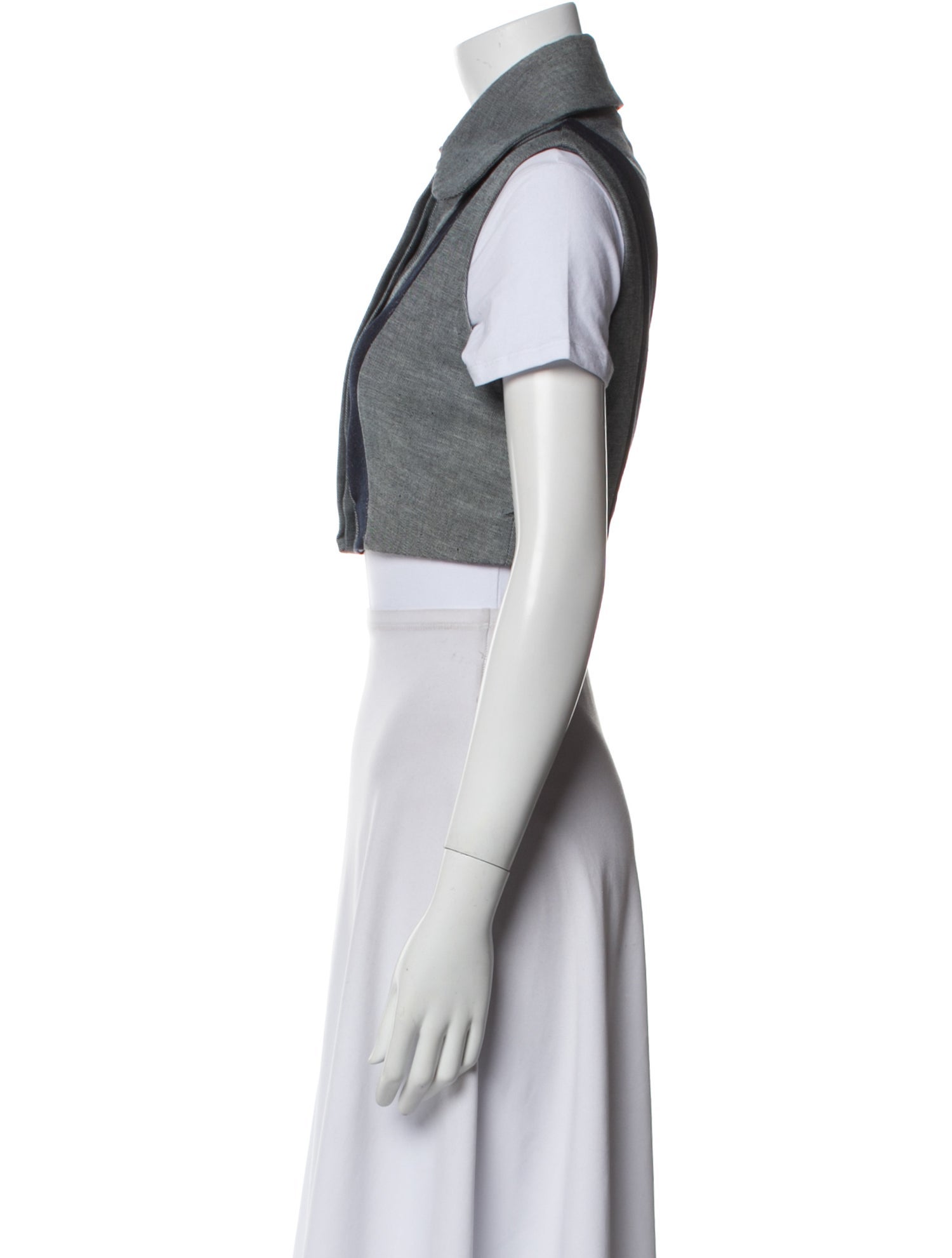 Tolu Coker Colorblock Pattern Vest