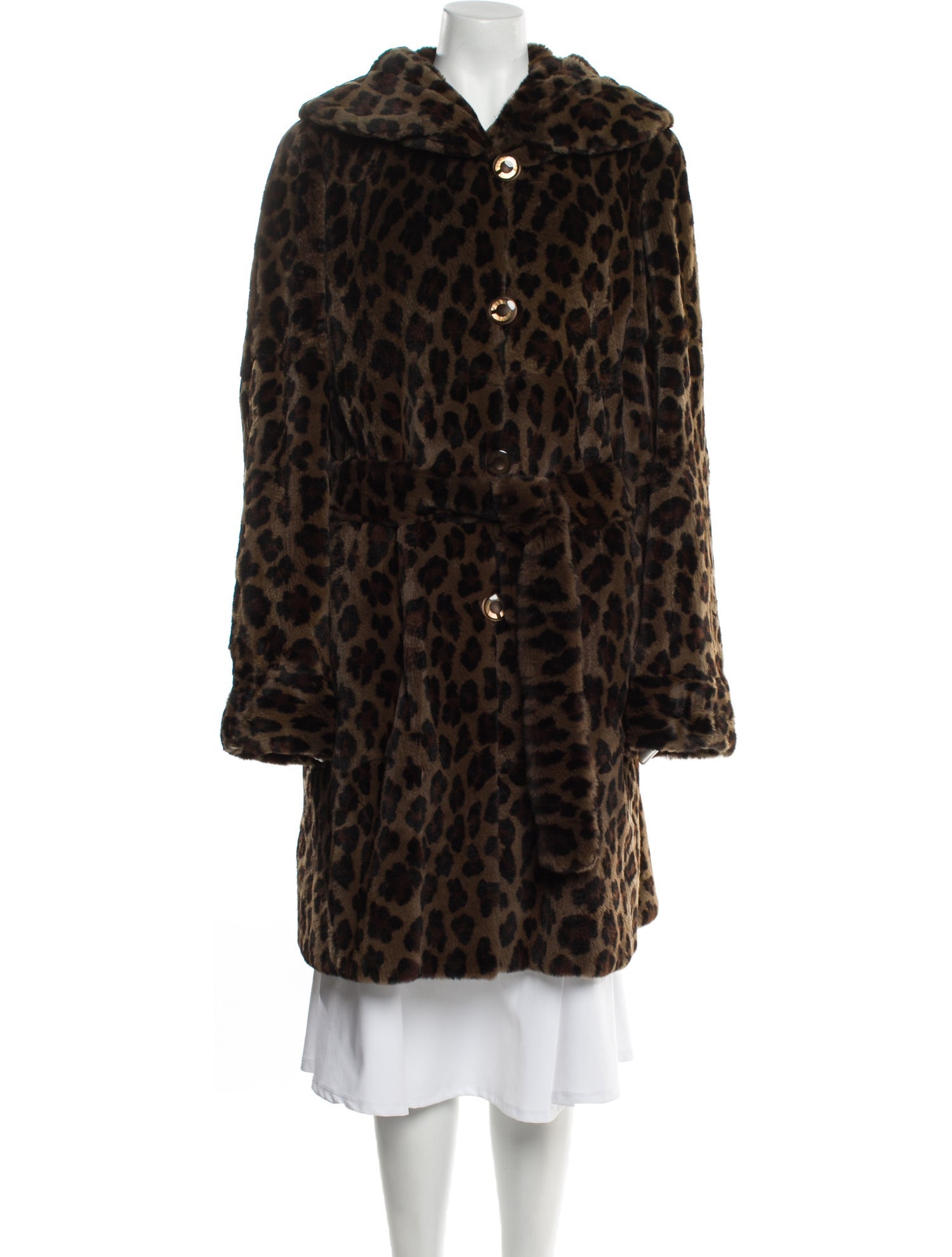 Sorbara for Neiman Marcus Animal Print Fur Jacket