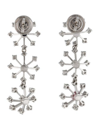 Sidney Garber 18K 3.00ctw Diamond Drop Earrings