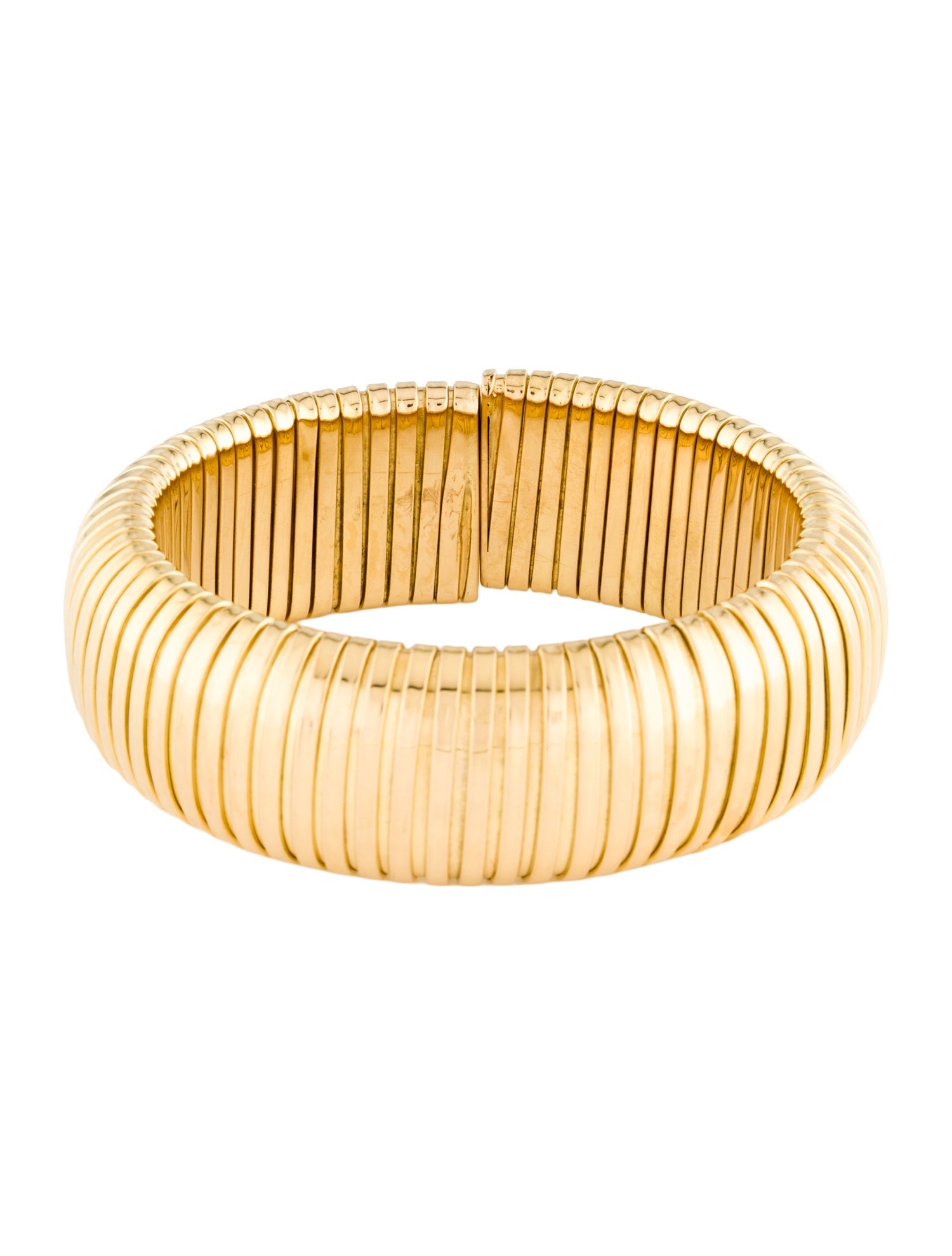 Sidney Garber 18K Domed Cuff Bracelet