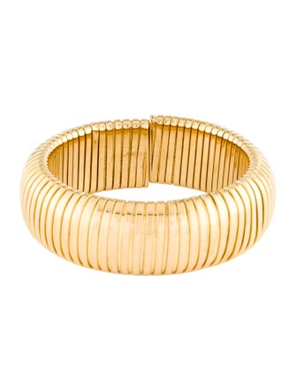 Sidney Garber 18K Domed Cuff Bracelet