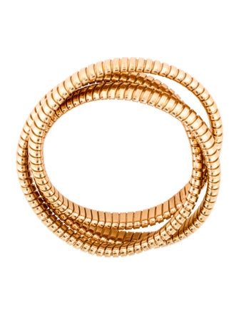 Sidney Garber 18K Rolling Bangle Bracelet