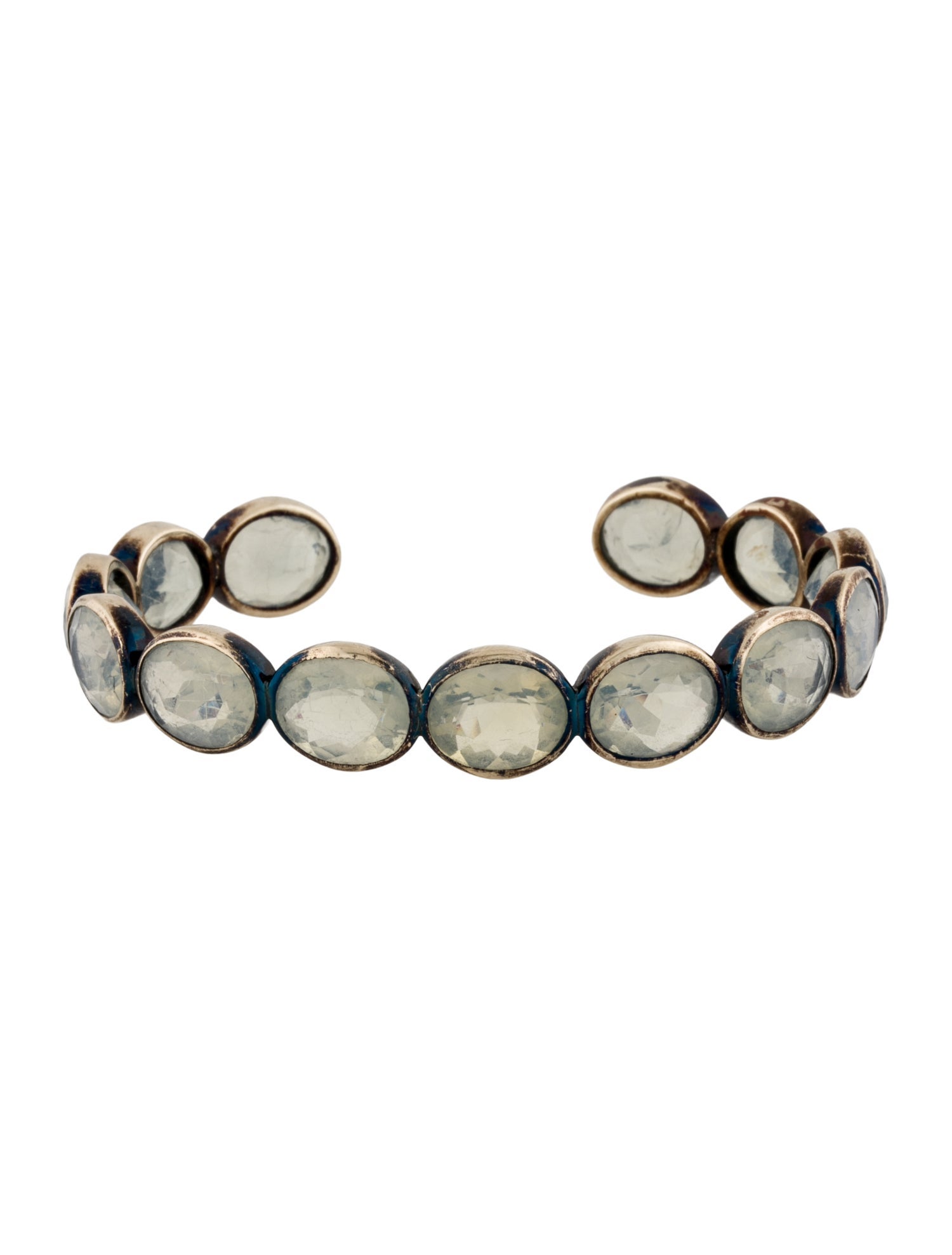 Sidney Garber 18K 32.02ctw Opal Cuff Bracelet