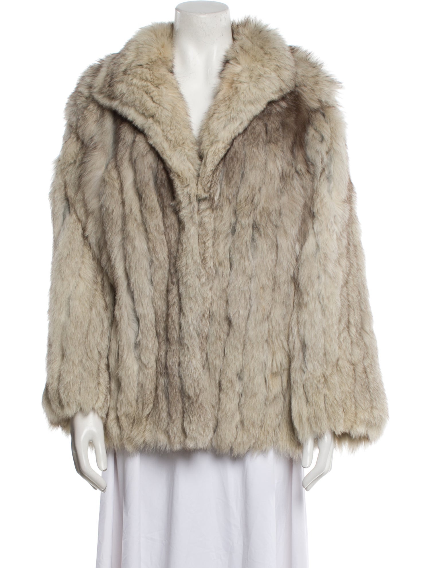 Saga Furs Vintage Coyote Fur Jacket